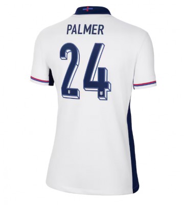 England Cole Palmer #24 Hjemmebanetrøje Dame EM 2024 Kort ærmer